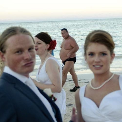 Google "funny wedding pic" or "horrible wedding pic" and post your favorite that popped up!