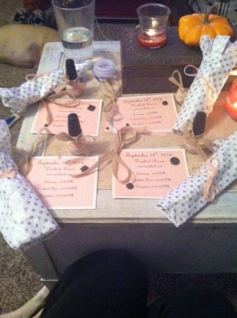 *Update* How to ask your bridesmaids...my first DIY!