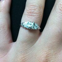 How was your engagement ring chosen?