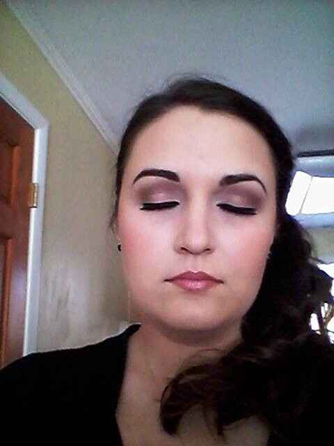 Had my makeup trial today! Pics included.
