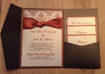 Did you design and print your own invitations?