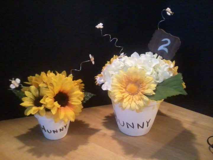 DIY Flower Centerpieces - Baby Shower Related