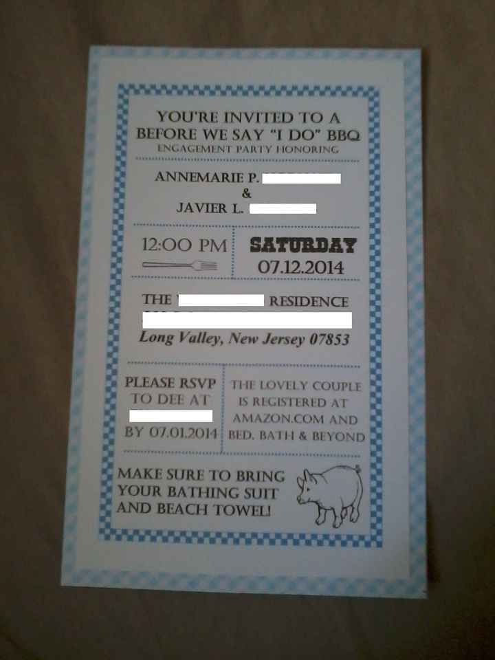 How does this invite look? *UPDATED WITH NEW PIC*