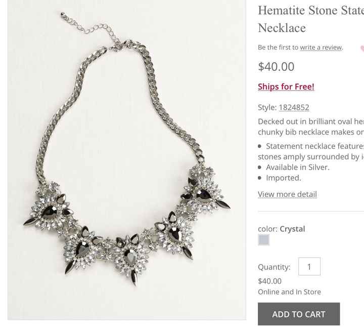 Which necklace?