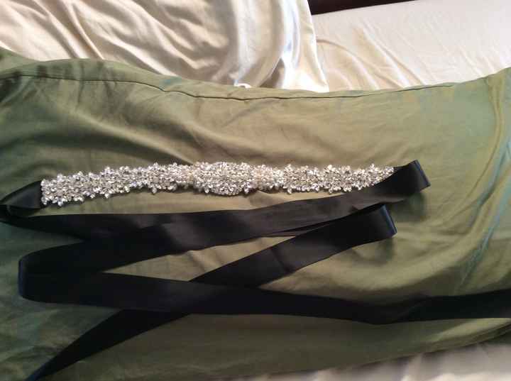 Eep! My sash came in!
