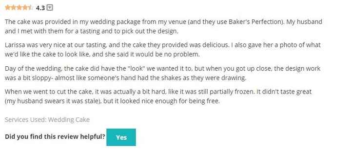 Vent about WW reviews.