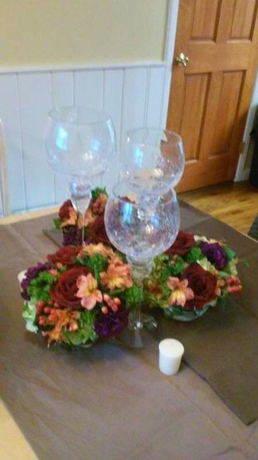 Centerpiece mock-up!  **Pics**