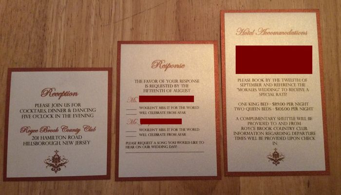 Opinions on DIY invitations please! Pic heavy!