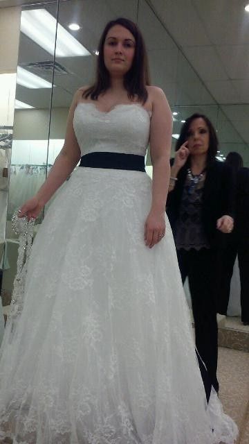 My moment of truth! How my gown currently fits, plus I need opinions on sash! *Pic HEAVY