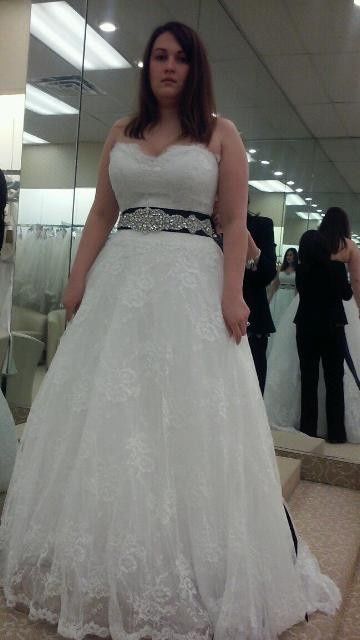 My moment of truth! How my gown currently fits, plus I need opinions on sash! *Pic HEAVY