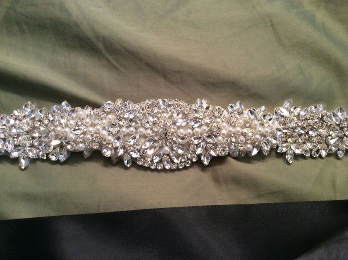 Eep! My sash came in!