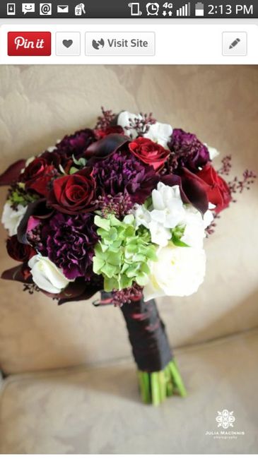 Finished my brooch bouquet! Pictures as promised!