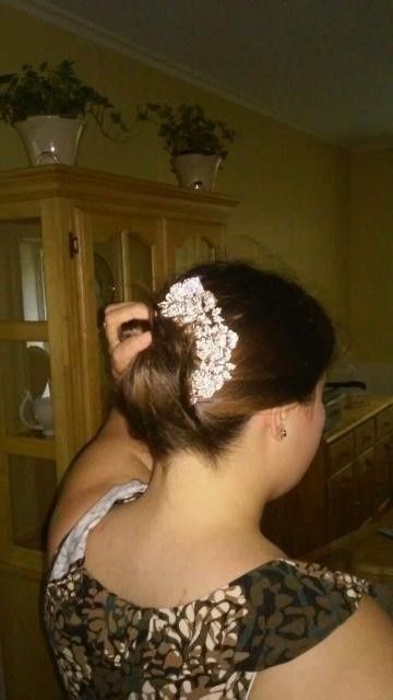 So apparently my mother HATES my hair comb and centerpieces.
