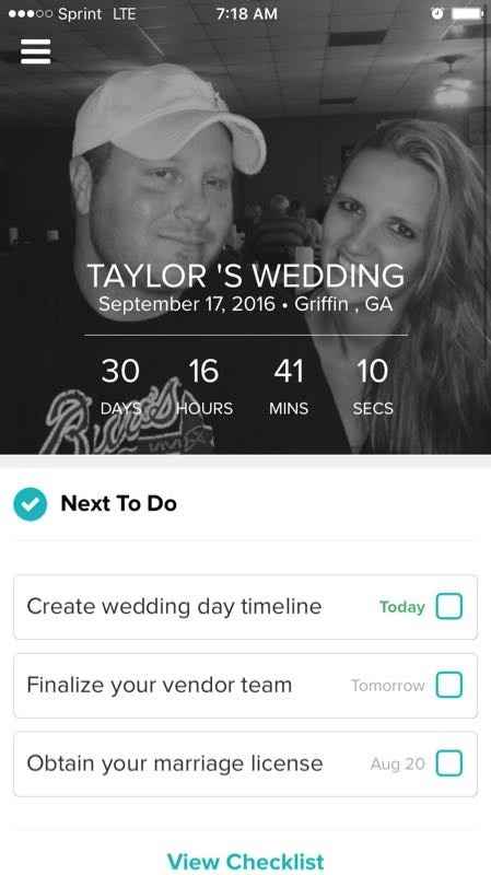 It's crunch time! One month to go before the big day!!