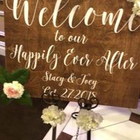 Show off your wedding welcome sign! - 1
