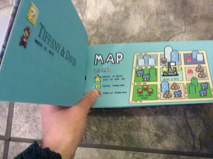 Video game themed DIY wedding invite (PICS)