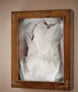 I think I want to do this with my wedding dress