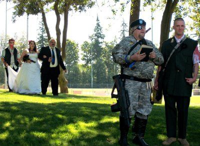 Zombies & Survivors Themed Wedding (PICS)
