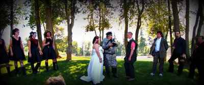 Zombies & Survivors Themed Wedding (PICS)