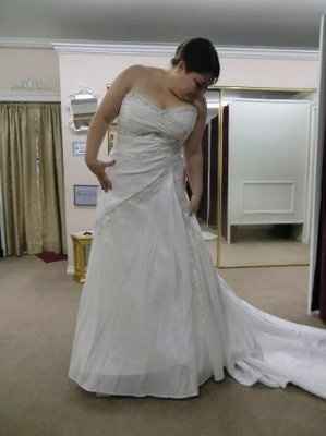 Veil, earrings, and..