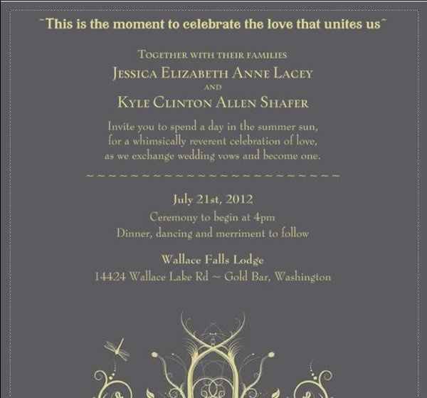 Help Proof my Invite, please!