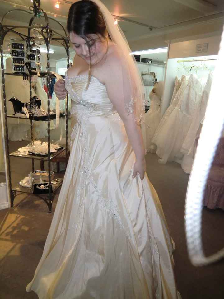 Plus sized brides - show off your dress!