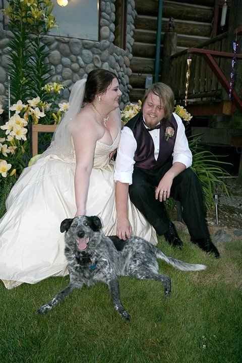 Spin-off of Cake/Dress question... Groom's shirt/my gown