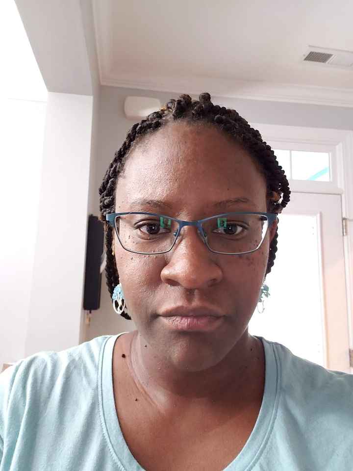 Wearing glasses on wedding day - 2