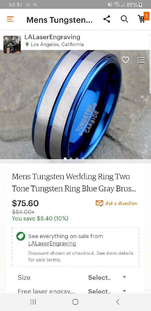 Men’s wedding bands - 1