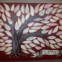 Need an idea for a unique guest book/board