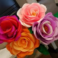 Giant Paper Flower Wall