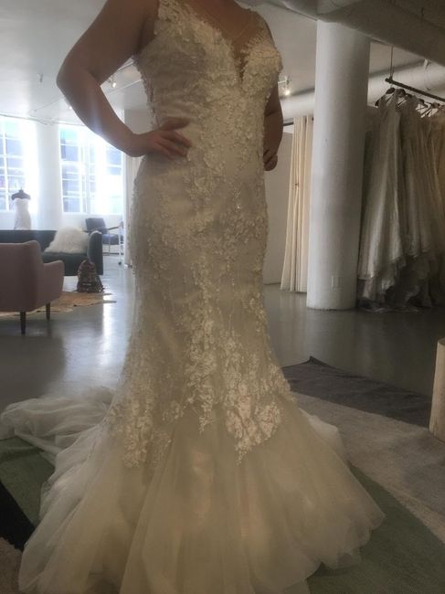 Dress from showroom 