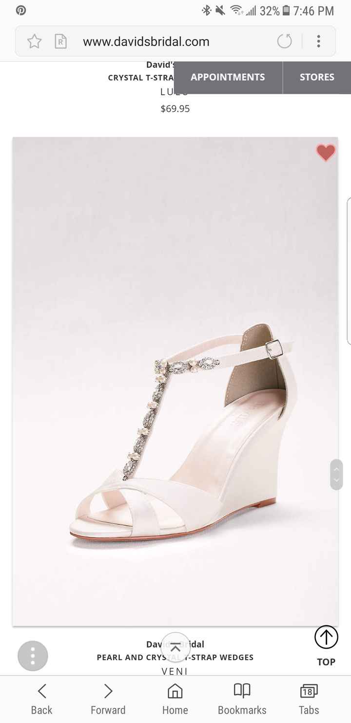 Bridal wedges - 1
