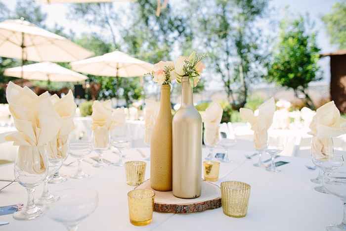 Wine bottle centerpieces?