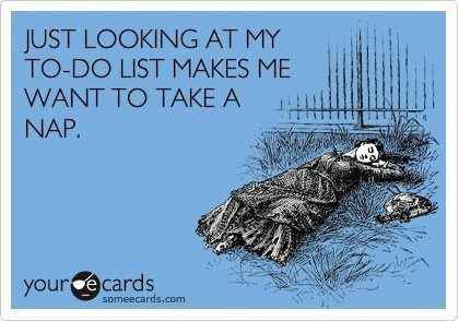 To do lists: What did you forget?!