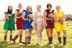 Pick your favorite bride and bridesmaids look!