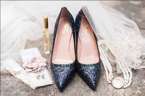 Wedding shoes: A hint of sparkle or big bling?