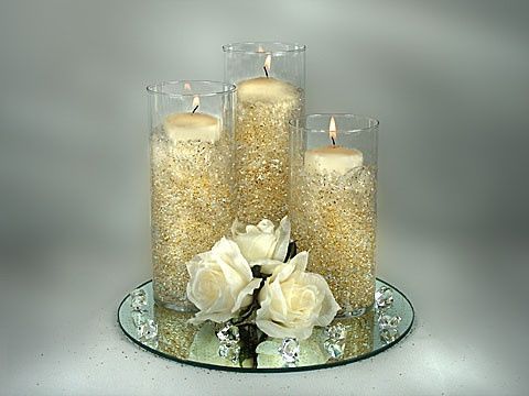 elegant/romantic centerpieces