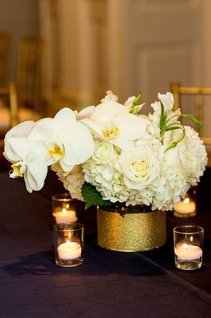elegant/romantic centerpieces