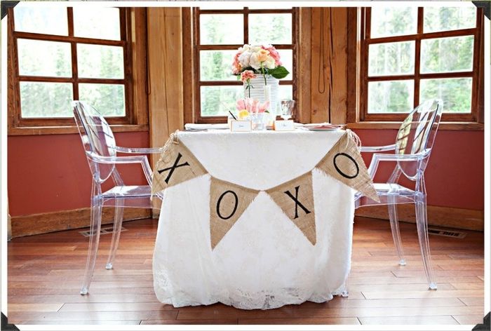 Sweetheart table decor inspiration