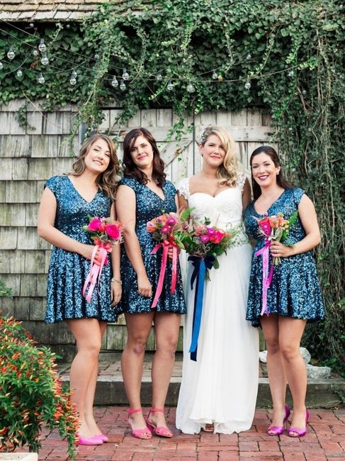 Pick your favorite bride and bridesmaids look!