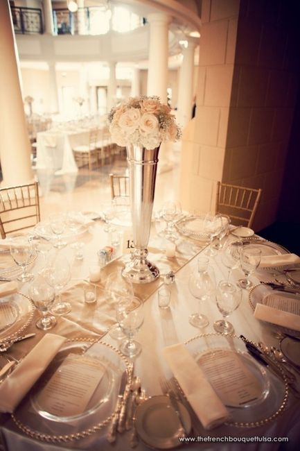 Reception tables: long or round?
