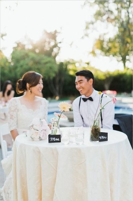 Sweetheart table decor inspiration