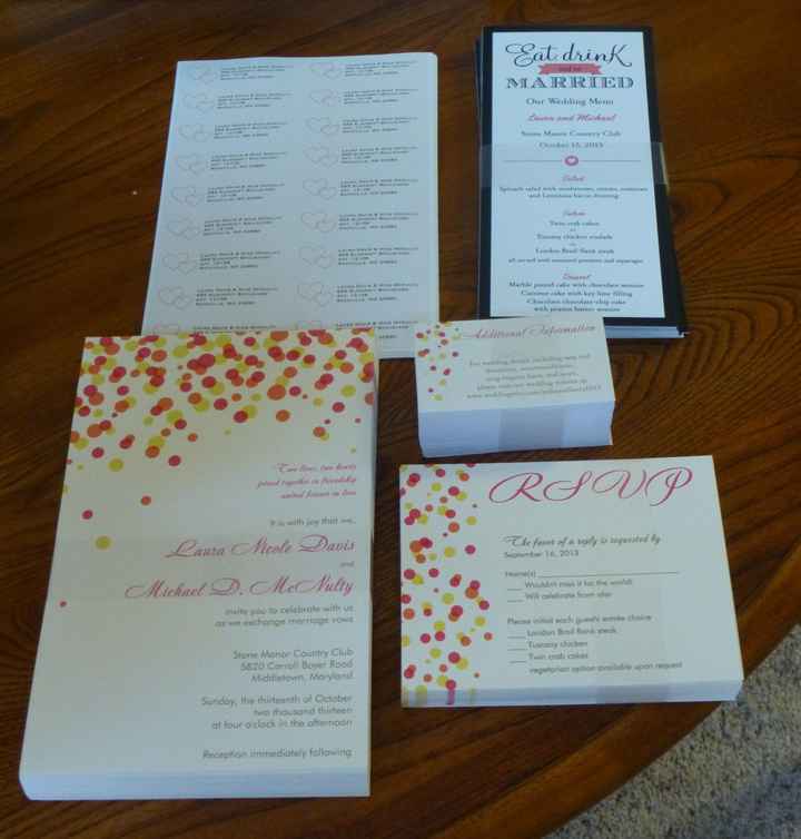 Invitations are here!