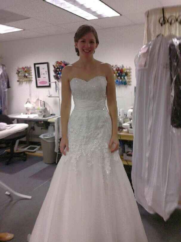Dress fitting, hair and makeup trials: done! (pics)