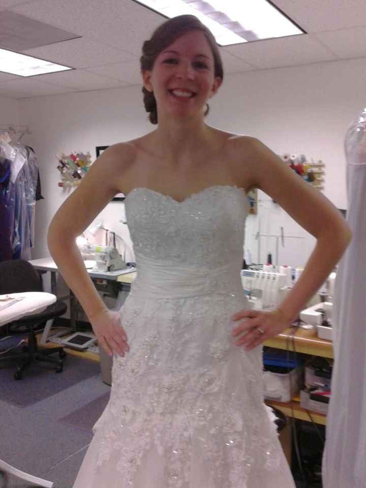 Dress fitting, hair and makeup trials: done! (pics)