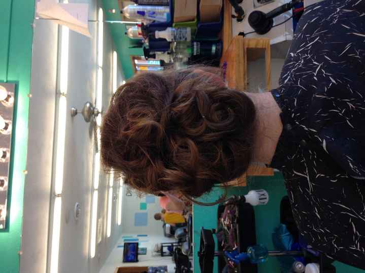 Finally got my hair and makeup trial done!