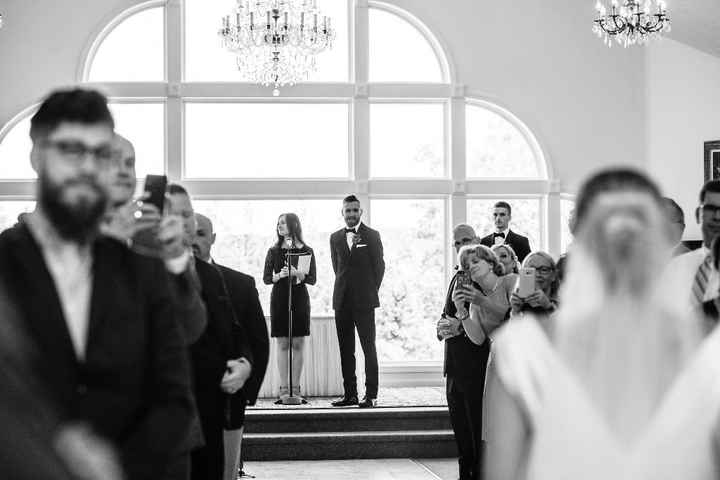 me walking down the aisle