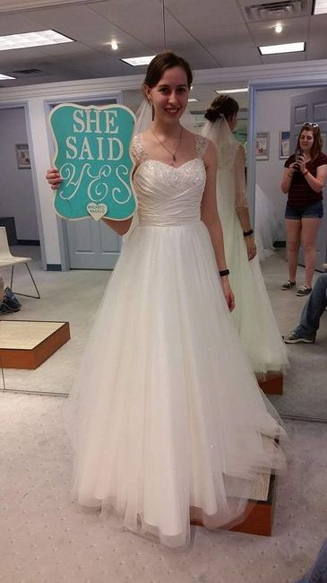 I said YES to the dress!!