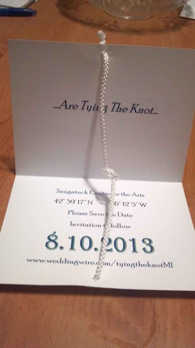 DIY_SAVE-THE-DATES ***Pics*** What do you think?